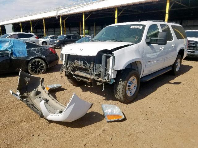 1GKW1NEGXCR297132 - 2012 GMC YUKON XL C WHITE photo 2