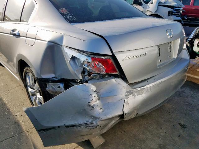 1HGCP3F80AA017465 - 2010 HONDA ACCORD EXL SILVER photo 9