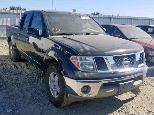 1N6AD09U67C403419 - 2007 NISSAN FRONTIER C BLACK photo 1