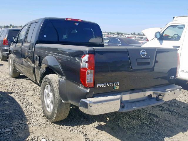 1N6AD09U67C403419 - 2007 NISSAN FRONTIER C BLACK photo 3