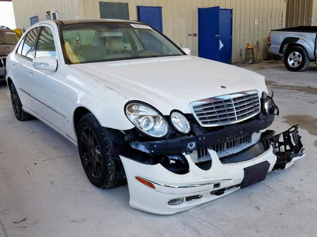 WDBUF65J03A146867 - 2003 MERCEDES-BENZ E 320 WHITE photo 1