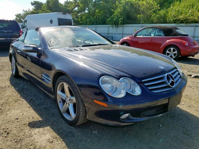 WDBSK75F64F069723 - 2004 MERCEDES-BENZ SL 500 BLUE photo 1