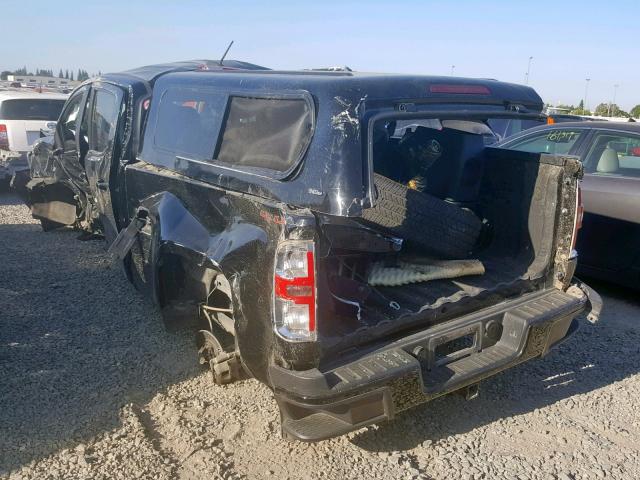 1GCGTCE39G1350774 - 2016 CHEVROLET COLORADO L BLACK photo 3