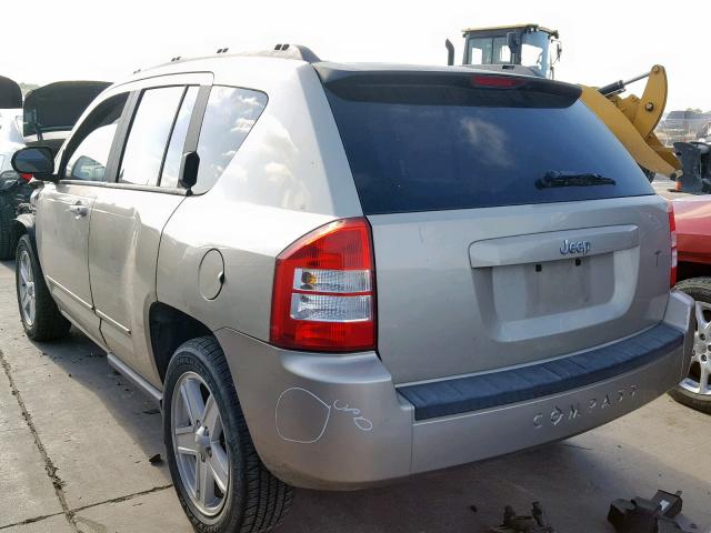 1J4NT4FA4AD549614 - 2010 JEEP COMPASS SP ოქროსფერი ფოტო 3