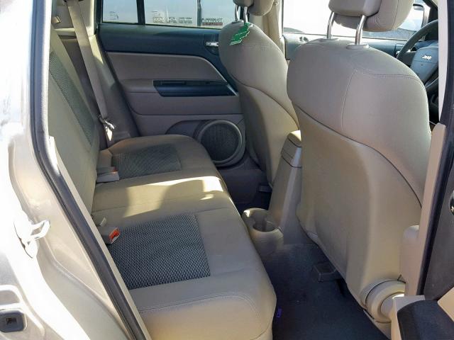 1J4NT4FA4AD549614 - 2010 JEEP COMPASS SP ოქროსფერი ფოტო 6