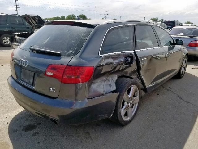 WAUSH74F77N031717 - 2007 AUDI A6 S-LINE GRAY photo 4