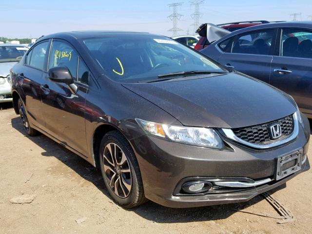 2HGFB2F94DH509596 - 2013 HONDA CIVIC EXL გრაფიტი ფოტო 1