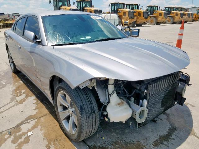 2C3CDXHG2FH870272 - 2015 DODGE CHARGER SX SILVER photo 1