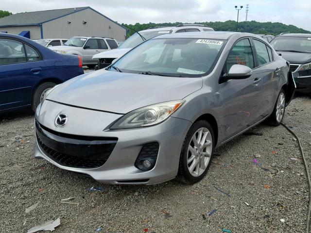 JM1BL1W54C1534772 - 2012 MAZDA 3 S GRAY photo 2