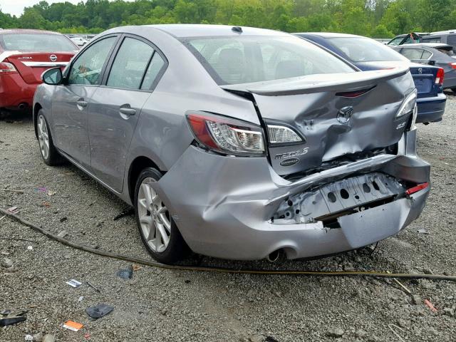 JM1BL1W54C1534772 - 2012 MAZDA 3 S GRAY photo 3