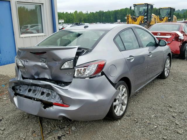 JM1BL1W54C1534772 - 2012 MAZDA 3 S GRAY photo 4