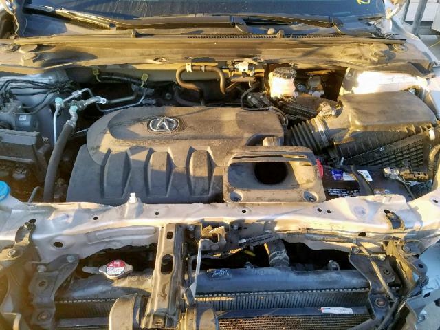 5J8TB3H54FL003968 - 2015 ACURA RDX TECHNO SILVER photo 7