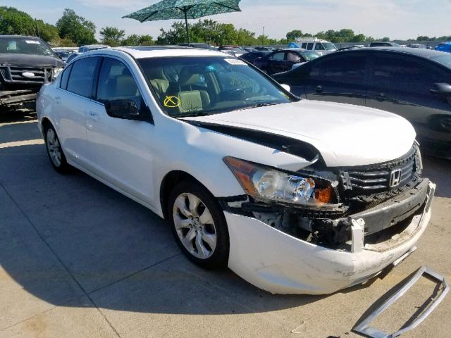 JHMCP26898C071952 - 2008 HONDA ACCORD EXL WHITE photo 1