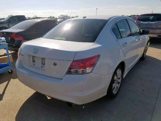 JHMCP26898C071952 - 2008 HONDA ACCORD EXL WHITE photo 4