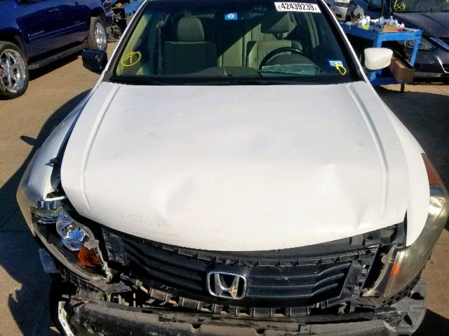 JHMCP26898C071952 - 2008 HONDA ACCORD EXL WHITE photo 7