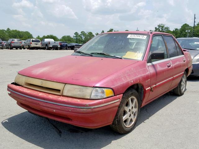 3MASM10J8SR610551 - 1995 MERCURY TRACER BAS PINK photo 2