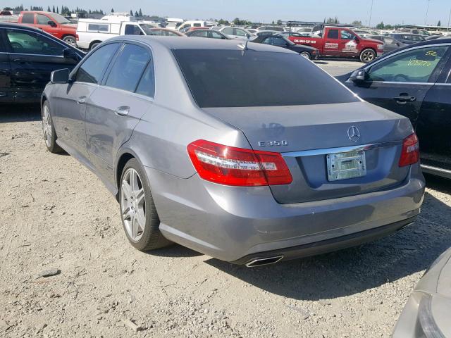 WDDHF5GB2AA251819 - 2010 MERCEDES-BENZ E 350 GRAY photo 3