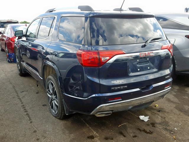 1GKKNXLS9JZ221209 - 2018 GMC ACADIA DEN BLUE photo 3