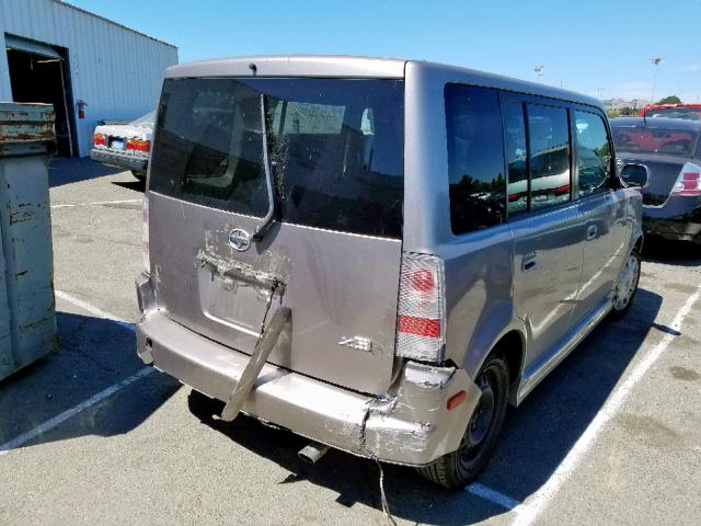 JTLKT324964073889 - 2006 TOYOTA SCION XB 银色 照片 4