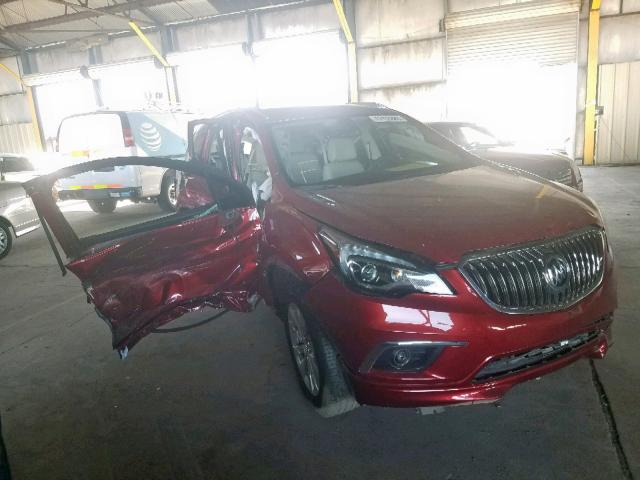 LRBFXBSA3HD004103 - 2017 BUICK ENVISION E RED photo 1