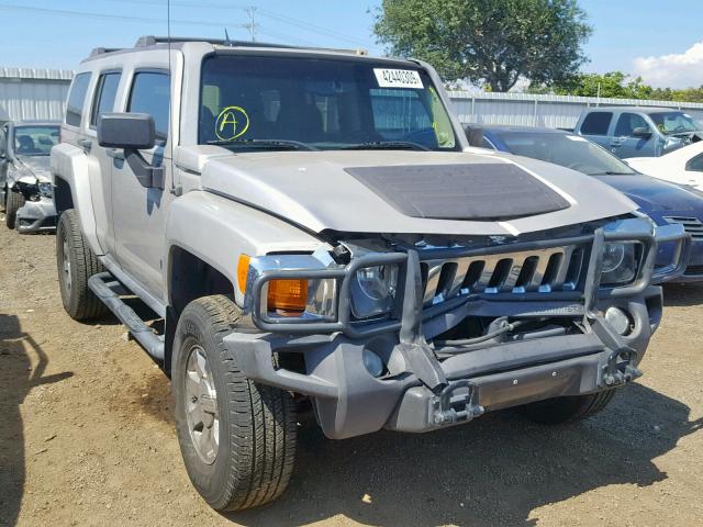 5GTDN136068255291 - 2006 HUMMER H3 SILVER photo 1