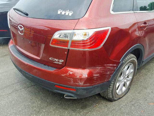 JM3TB3CV2C0338415 - 2012 MAZDA CX-9 RED photo 9