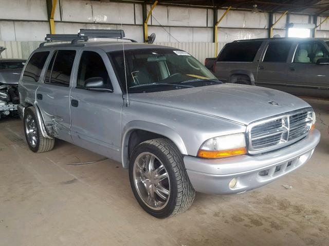 1B4HR48NX2F188765 - 2002 DODGE DURANGO SL SILVER photo 1