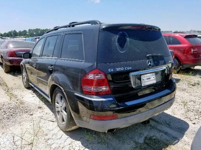 4JGBF22E28A433347 - 2008 MERCEDES-BENZ GL 320 CDI BLACK photo 3