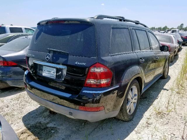 4JGBF22E28A433347 - 2008 MERCEDES-BENZ GL 320 CDI BLACK photo 4