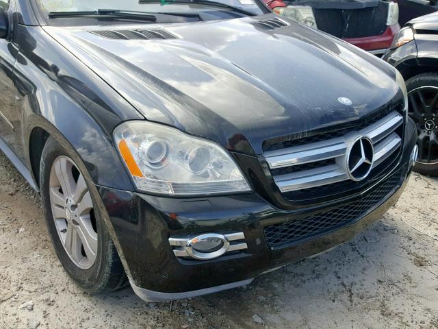 4JGBF22E28A433347 - 2008 MERCEDES-BENZ GL 320 CDI BLACK photo 9