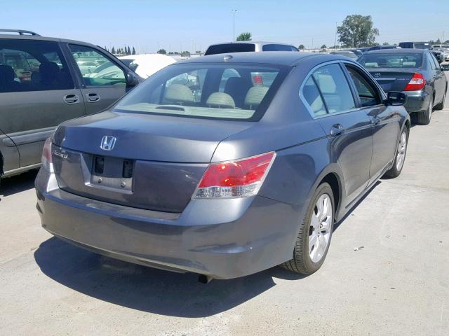 1HGCP26809A086355 - 2009 HONDA ACCORD EXL GRAY photo 4