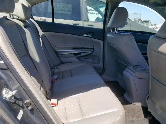 1HGCP26809A086355 - 2009 HONDA ACCORD EXL GRAY photo 6