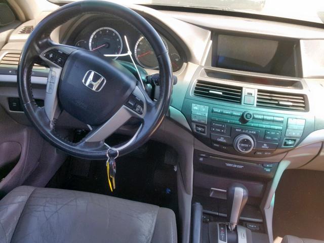 1HGCP26809A086355 - 2009 HONDA ACCORD EXL GRAY photo 9