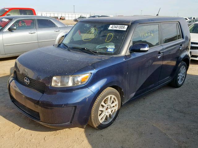 JTLKE50E881024589 - 2008 TOYOTA SCION XB 蓝色 照片 2