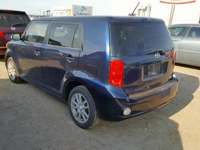 JTLKE50E881024589 - 2008 TOYOTA SCION XB 蓝色 照片 3