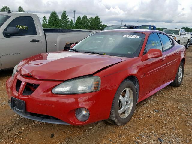 2G2WP552771188273 - 2007 PONTIAC GRAND PRIX RED photo 2