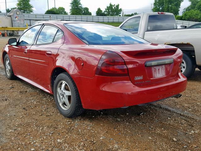 2G2WP552771188273 - 2007 PONTIAC GRAND PRIX RED photo 3