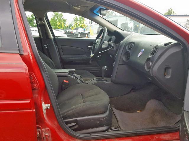 2G2WP552771188273 - 2007 PONTIAC GRAND PRIX RED photo 5