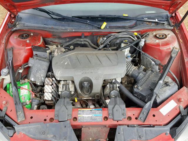 2G2WP552771188273 - 2007 PONTIAC GRAND PRIX RED photo 7