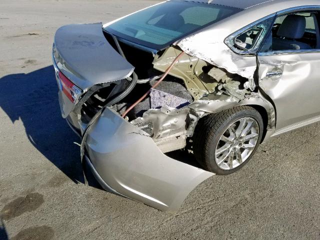 4T1BK1EB3DU001236 - 2013 TOYOTA AVALON BAS SILVER photo 9