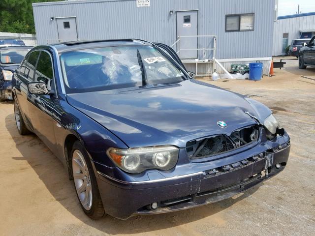 WBAGN63433DR13234 - 2003 BMW 745 LI BLUE photo 1