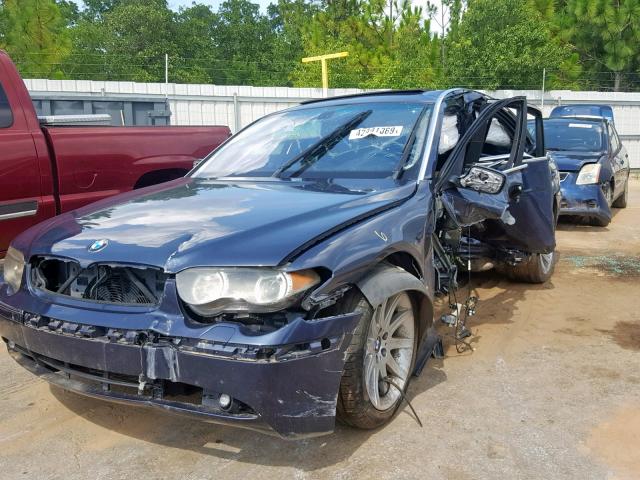 WBAGN63433DR13234 - 2003 BMW 745 LI BLUE photo 2