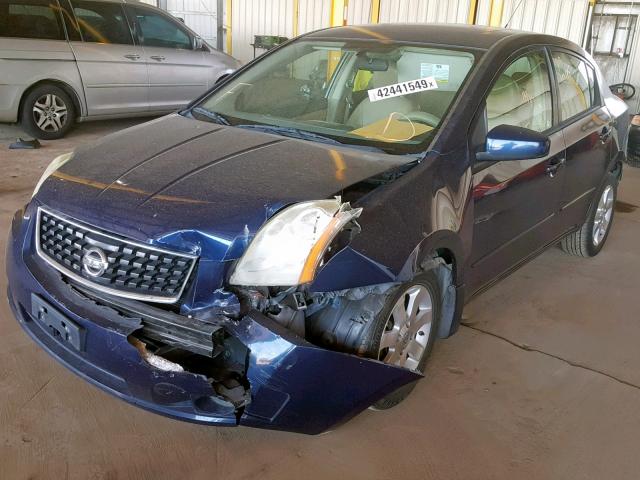 3N1AB61E48L694768 - 2008 NISSAN SENTRA 2.0 BLUE photo 2