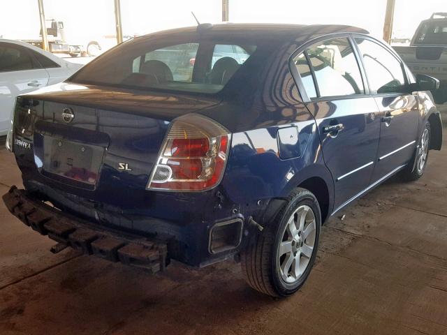 3N1AB61E48L694768 - 2008 NISSAN SENTRA 2.0 BLUE photo 4