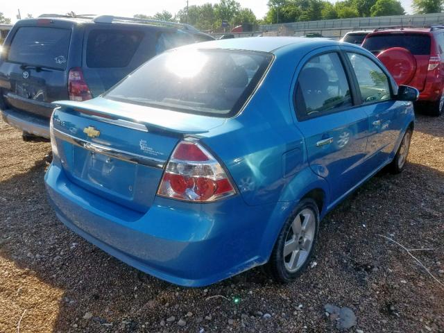 KL1TD56647B140651 - 2007 CHEVROLET AVEO BASE Mavi foto 4