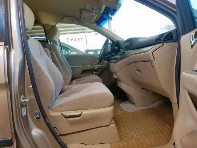 5FNRL38247B034525 - 2007 HONDA ODYSSEY LX BEIGE photo 5