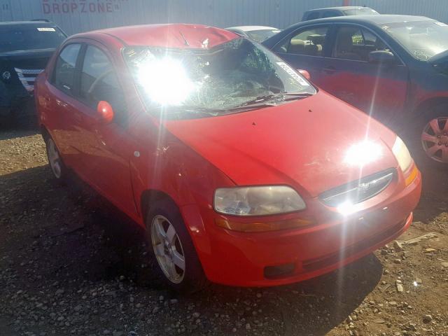 KL1TG56636B631069 - 2006 CHEVROLET AVEO LT RED photo 1