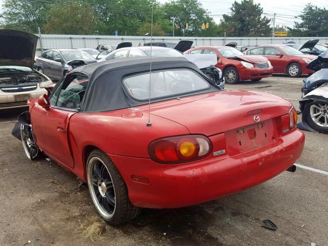 JM1NB3530X0129483 - 1999 MAZDA MX-5 MIATA RED photo 3