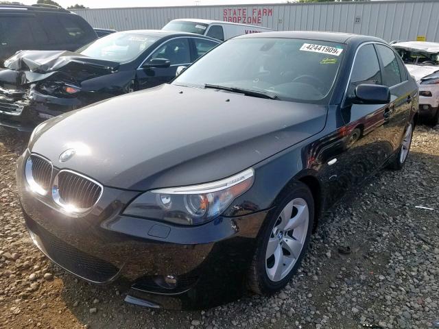 WBANE53537CK92440 - 2007 BMW 525 I BLACK photo 2