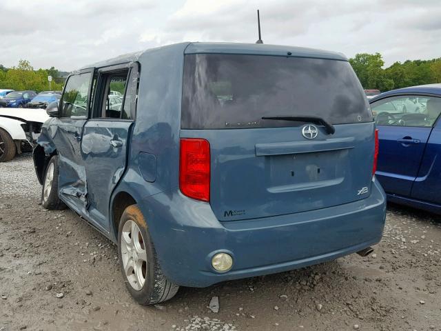 JTLKE50E191062280 - 2009 TOYOTA SCION XB Mavi foto 3